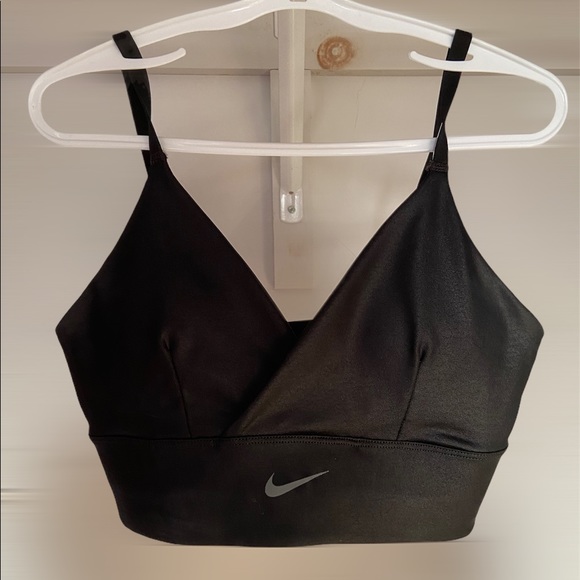 Black NIKE Sports Bra - Picture 1 of 3